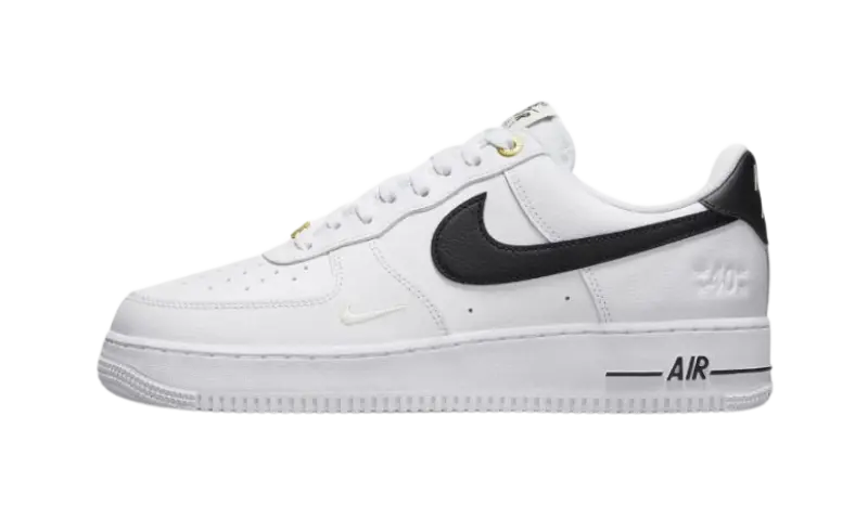 Nike Air Force 1 Low '07 LV8 40th Anniversary White Black - MTHOR SHOP