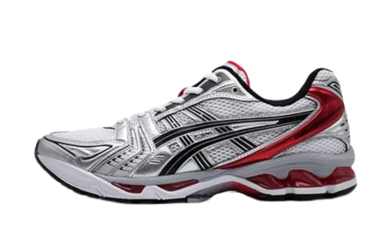 ASICS Gel-Kayano 14 White Classic Red - MTHOR SHOP