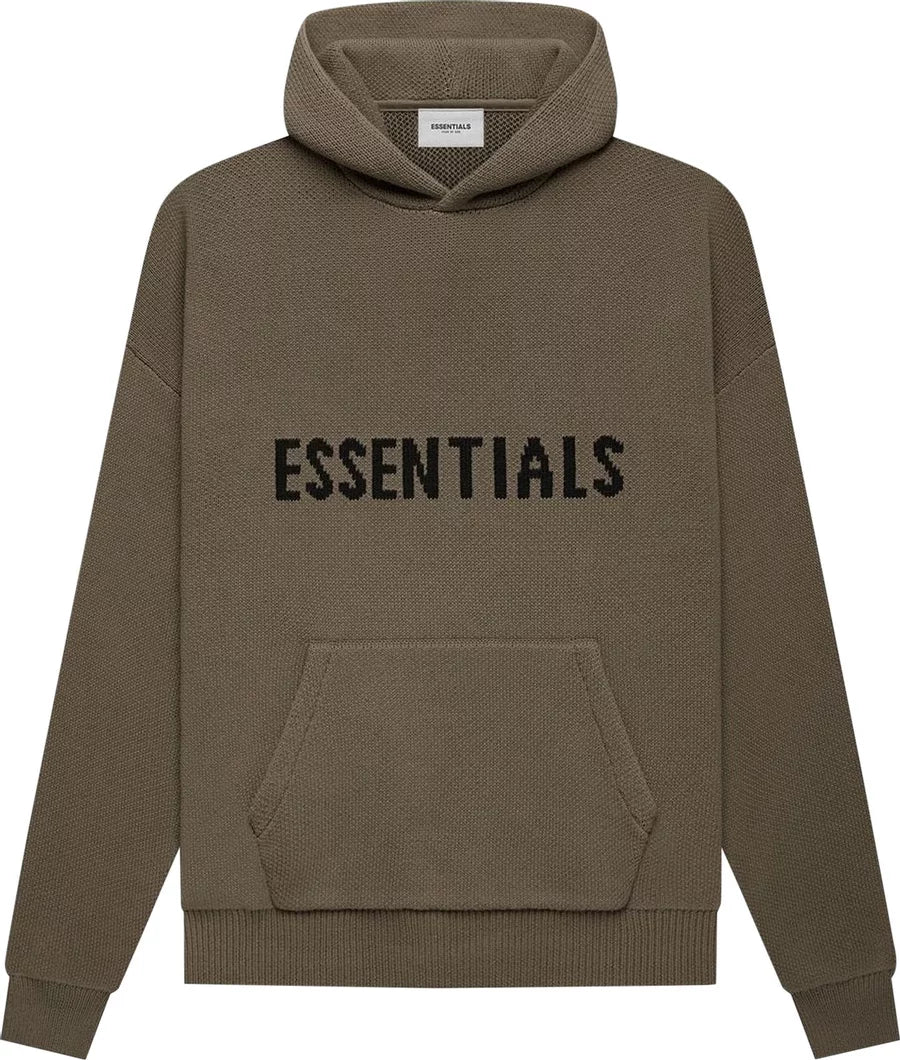 Fear of God Essentials Knit Pullover Hoodie Harvest