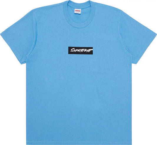 Supreme Futura Box Logo Tee Bright Blue