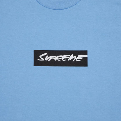 Supreme Futura Box Logo Tee Bright Blue