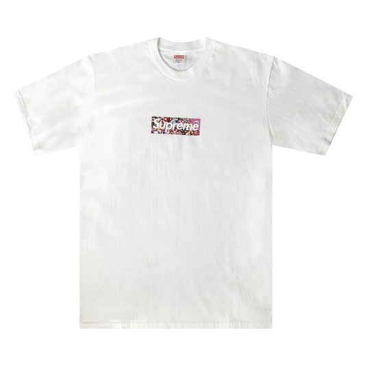 Supreme Takashi Murakami COVID-19 Relief Box Logo Tee White