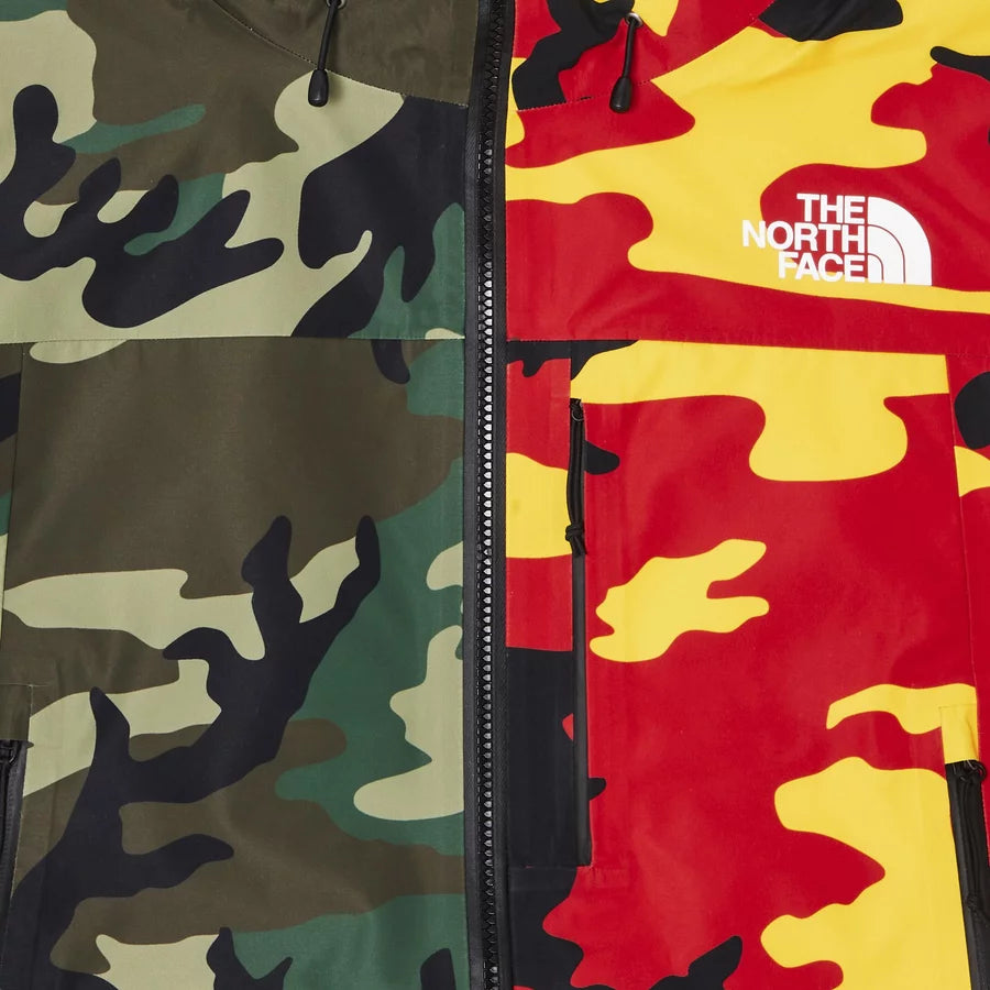 Supreme The North Face Split Taped Seam Shell Jacket Camo