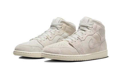 Air Jordan 1 Mid Craft Suede Ivory