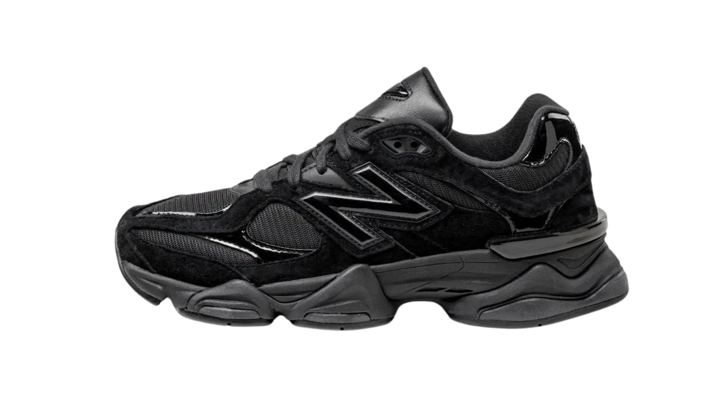 New Balance 9060 Triple Black Patent - MTHOR SHOP