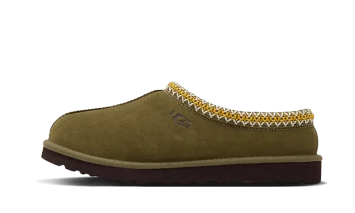 Tasman Slipper Burnt Olive Black