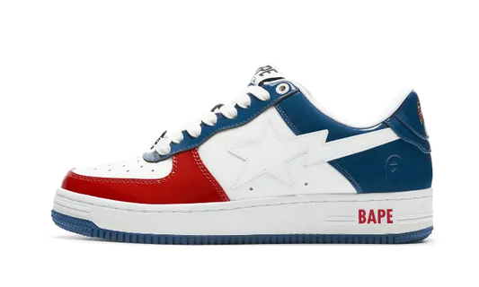 A Bathing Ape Bape Sta Low White Blue