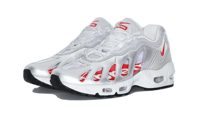 Nike Air Max 96 Metallic Silver Supreme - CV7652-001