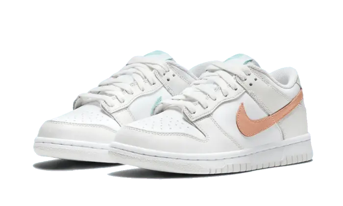 Nike Dunk Low White Bone Peach Aqua - CW1590-101