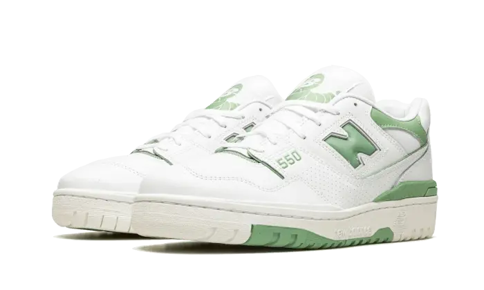 New Balance 550 White Mint Green