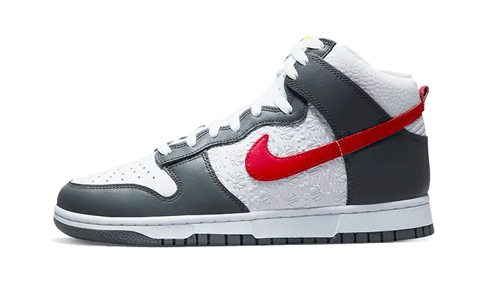 Nike Dunk High Embossed Basketball Grey Red