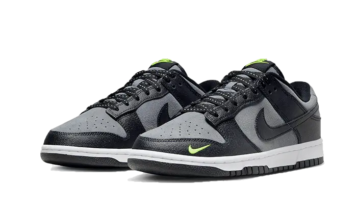 Nike Dunk Low Black Grey Green Strike