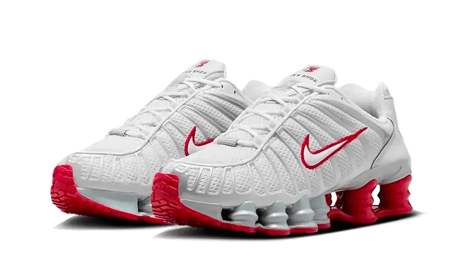 Nike Shox TL Platinum Tint Gym Red